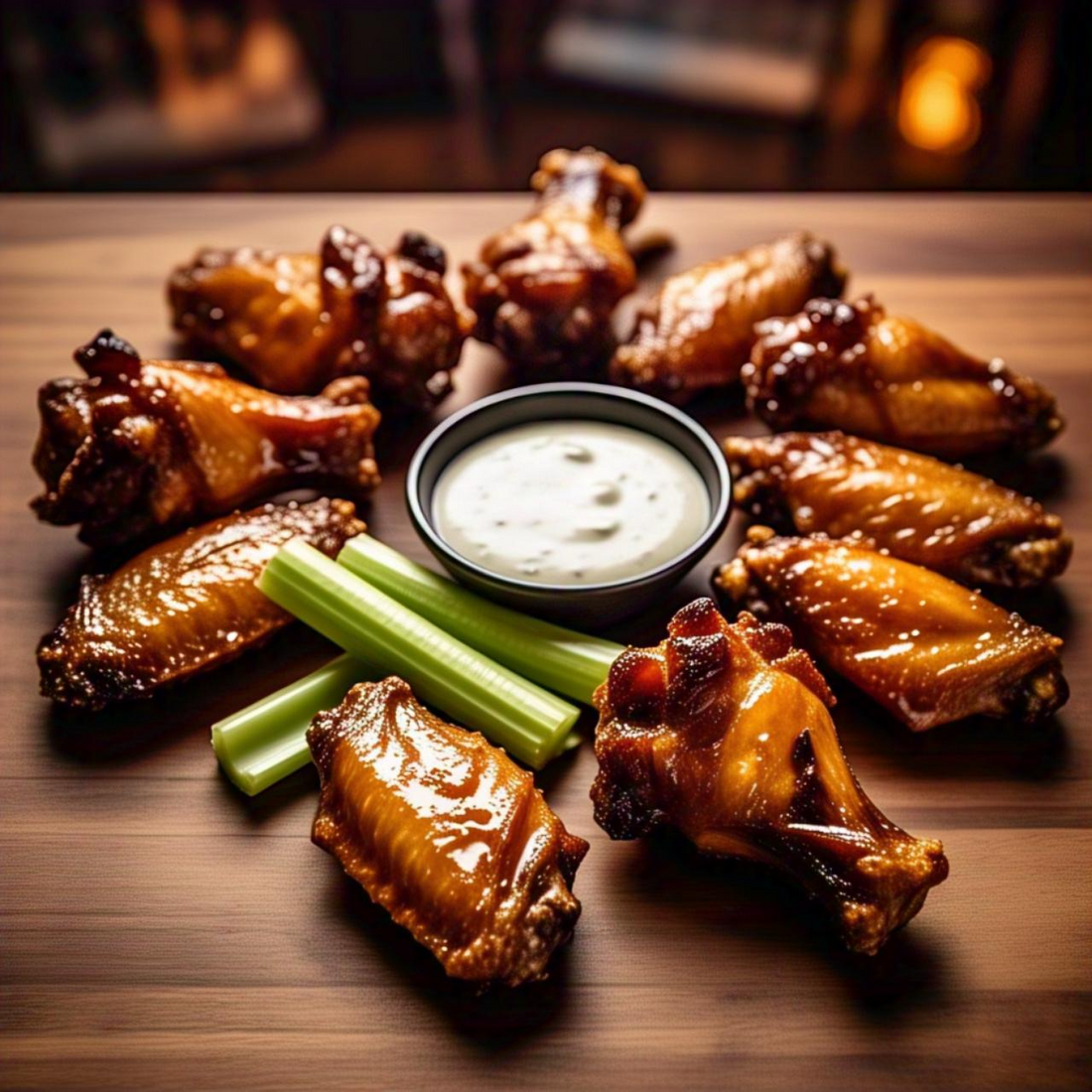 Crispy Honey Porter Sticky Wings