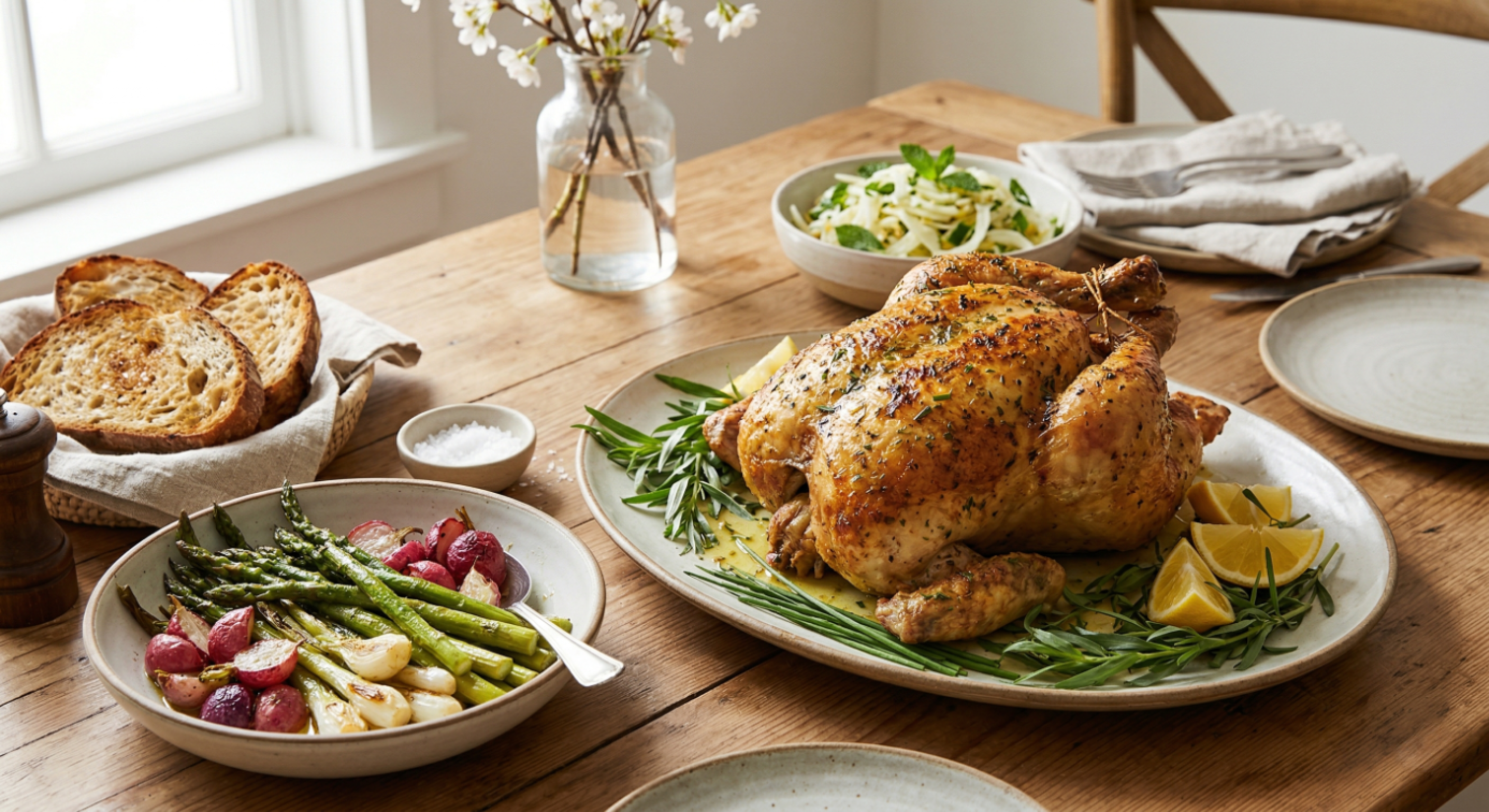 The Ultimate Spring Garden Roast Chicken