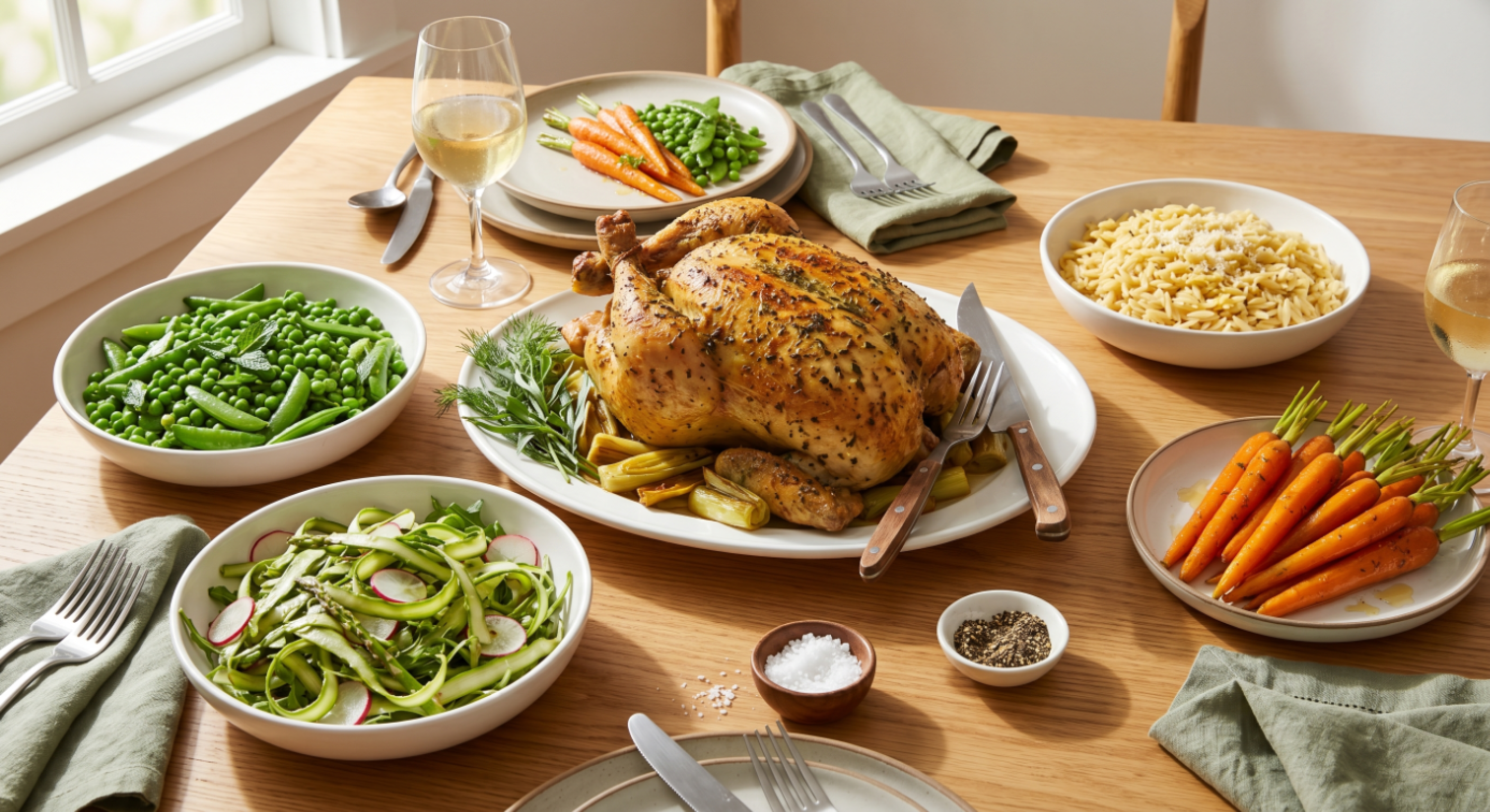 Lemon & Garden Herb Spring Roaster