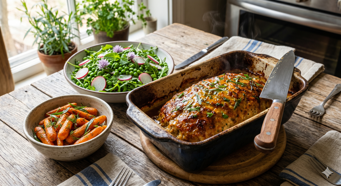 The Spring Orchard: Lemon-Tarragon Chicken Meatloaf