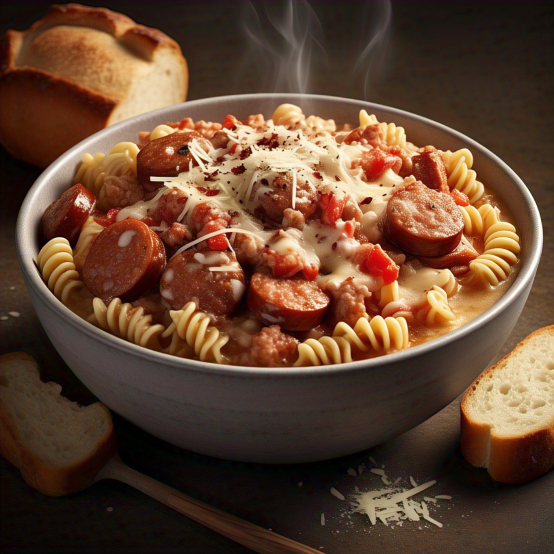 Hot Italian Chicken Sausage Pasta