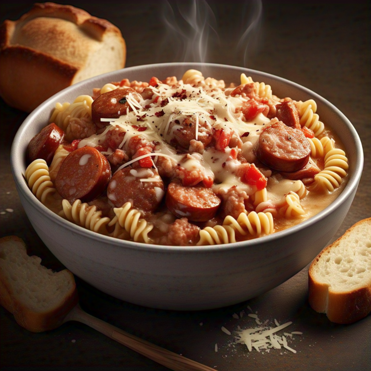 Hot Italian Chicken Sausage Pasta