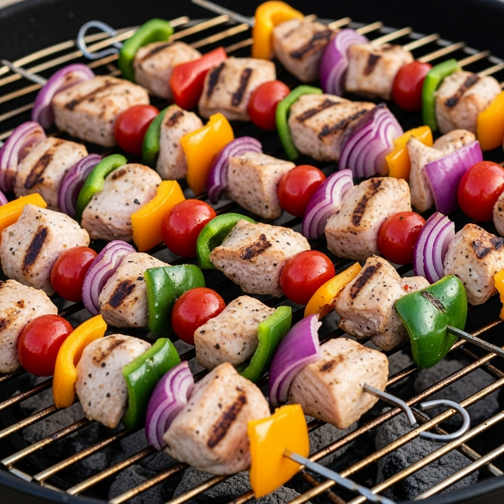 Tangy Honey Chicken Kabobs