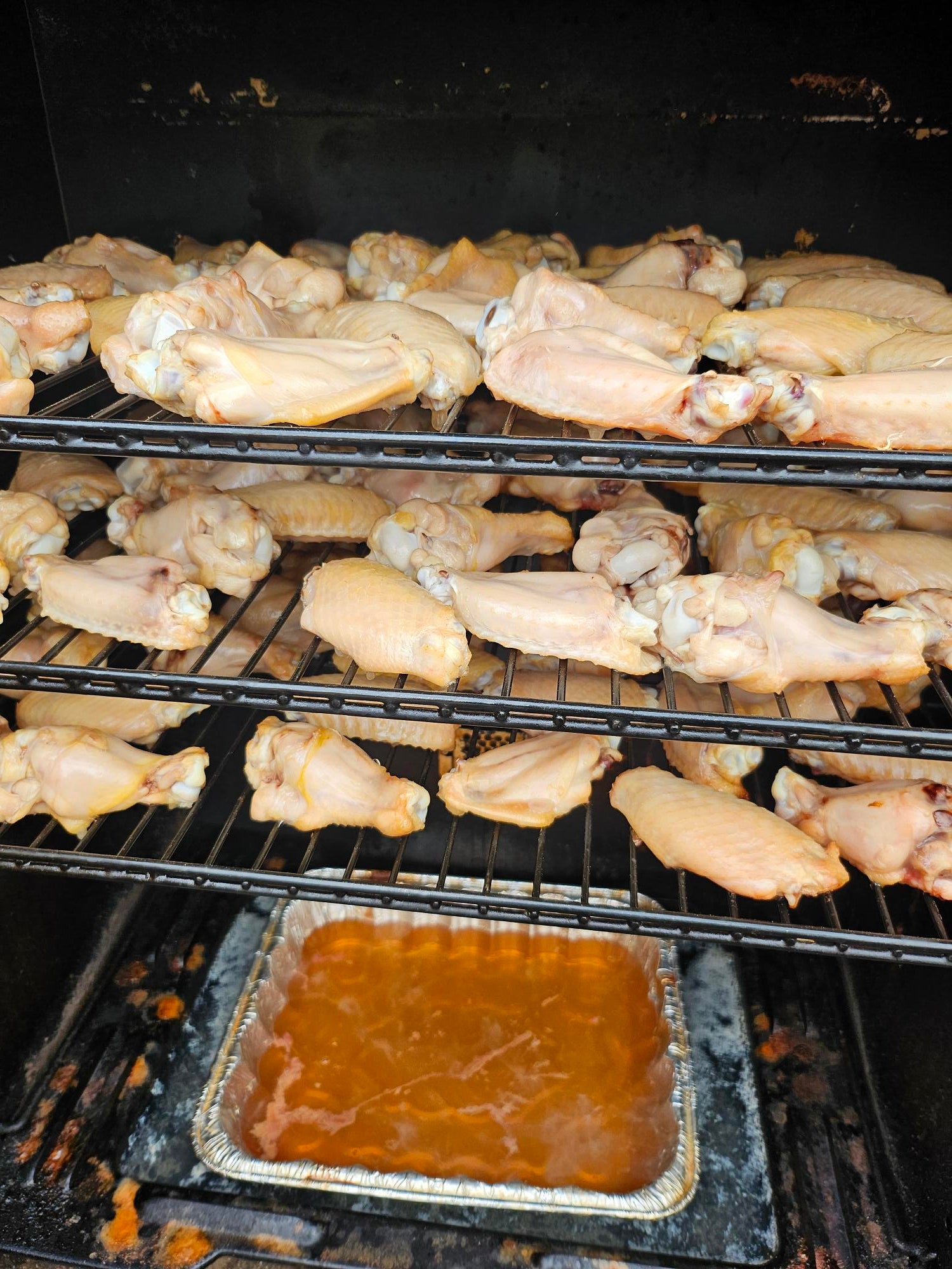 Apple Smoked and Brined Wings