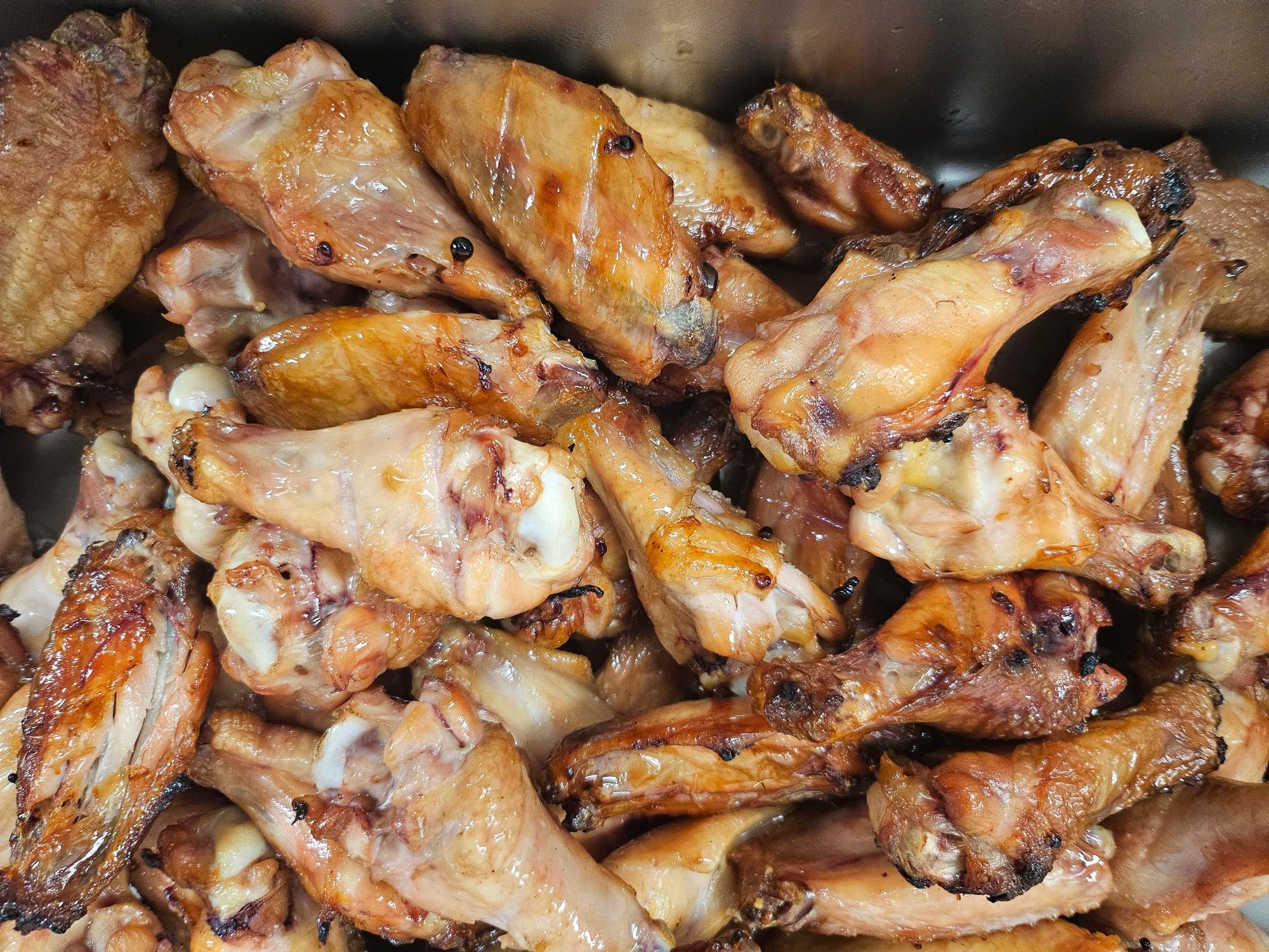 Apple Smoked and Brined Wings