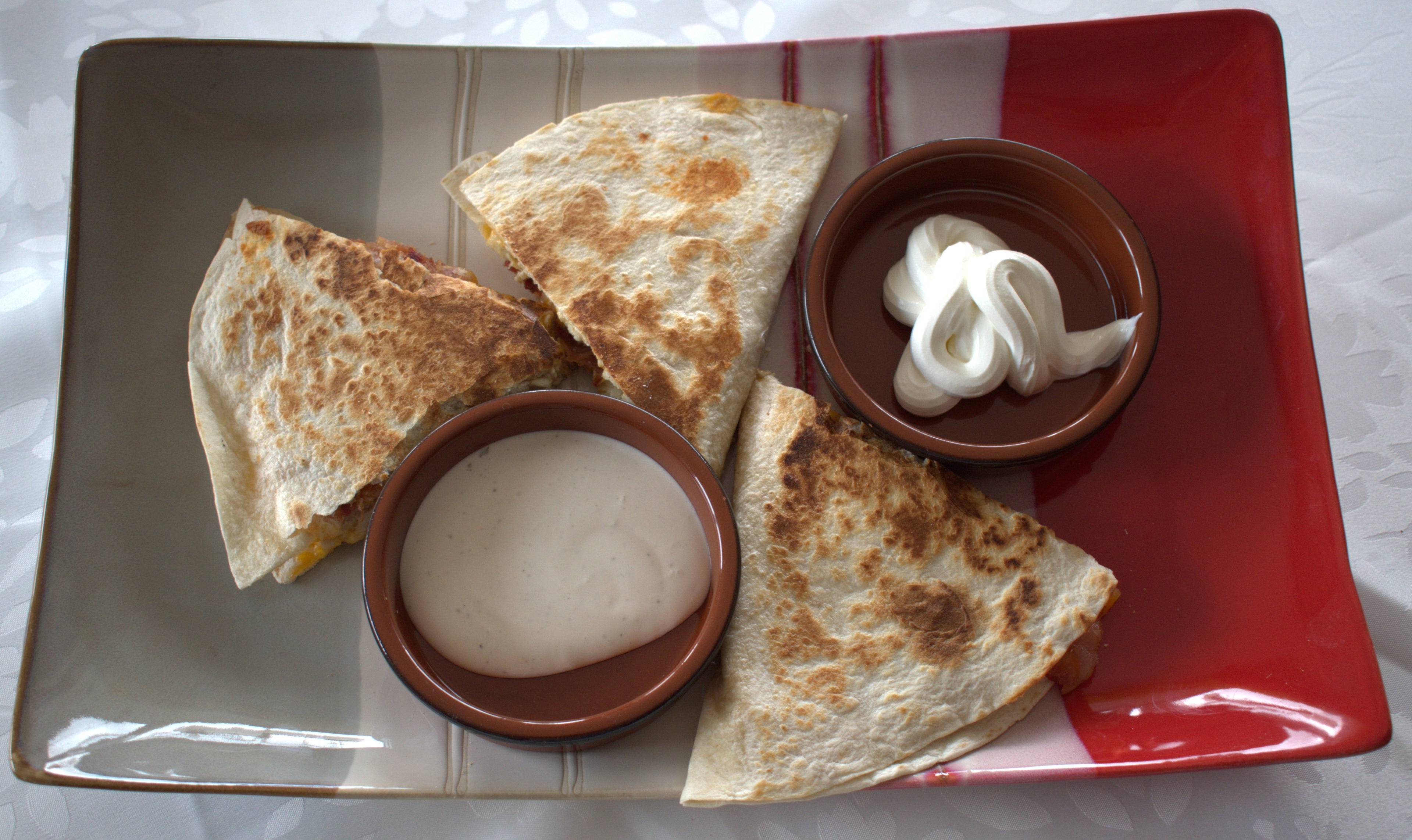 Chicken Bacon Quesadillas