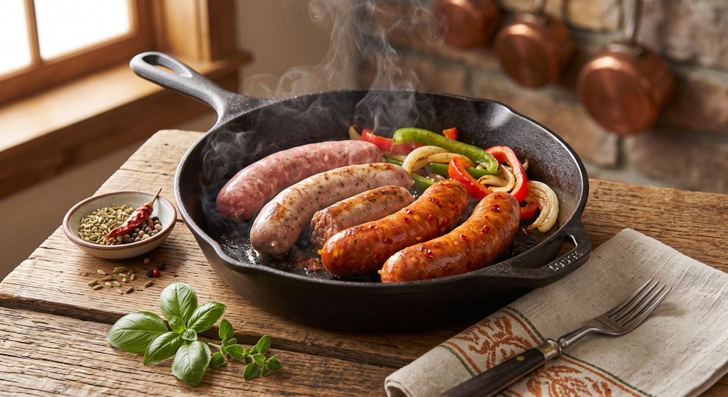 Italian Sausages (Sweet and Hot)