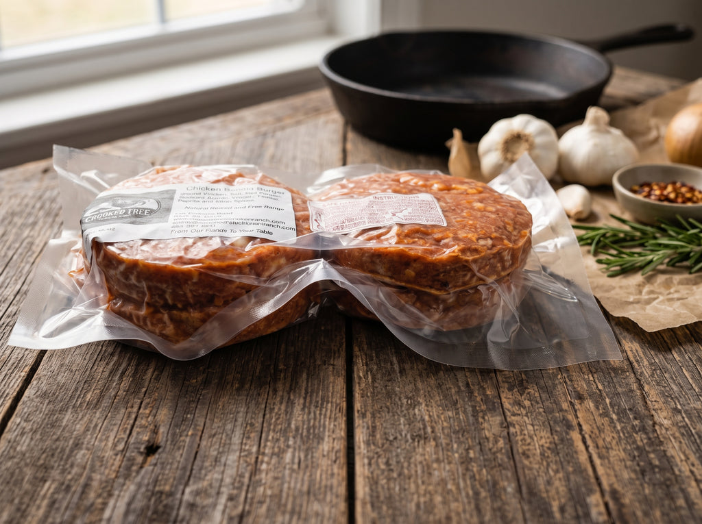 Buffalo Style Chicken Burgers